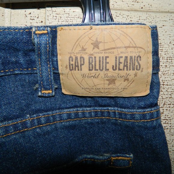 Gap Easy Fit Denim Jeans Dark Size Mens 36x32 (O-10) - Picture 4 of 6